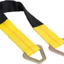 Keeper 2 x 24 Premium Axle Tie Down Strap with D Rings - 3,333 lbs. Working Load Limit and 10,000 lbs. Break Strength,One Color