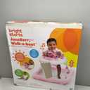 Bright Starts JuneBerry Walk-A-Bout Baby Walker and Entertainer, with Easy Fold Frame for Storage, Ages 6 Months +