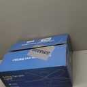 48" Ceiling Fans with Lights-Low Profile Ceiling Fan with Light and Remote/APP Control,Flush Mount,DC Reversible,LED Dimmable Modern Ceiling Fans for Bedroom,Indoor/Outdoor Patio Use(White)