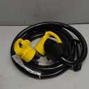 Parkworld EV Extension Cord, Dryer 4-Prong NEMA 14-30 Extension Cord, EV 14-30P to 14-30R, 30A, 125V/250V, 7500W (15FT)