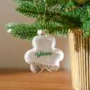 WDS WONDROUS 12-Piece St Patricks Day Ornaments Set, Mixed Size Shamrock Lucky Welcome Decor with Gold Glitter for Christmas Tree Home Party Spring Decor, Irish Glass Ball Hanging Decorations (Green & White & Gold)