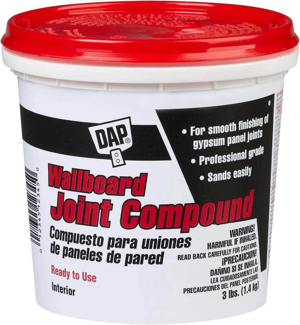 DAP Wallboard Joint Compound, White, 3 Lb (7079810100)