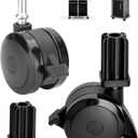 2-Pack 70360 Locking Caster with Insert for Weber Genesis Grill Parts Genesis S-330/E-310/E-320/S-310/S-320 & Summit E-420/E-450 Parts (2007-2011), Spirit E-210/E-310 Grill Wheels Replacement