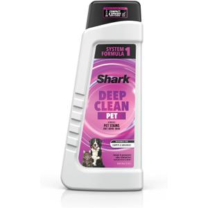 Shark Deep Clean Pet Formula for All Shark Upright and Portable Carpet Cleaners, Formulated for All Carpets, Upholstery & Area Rugs, Tackles Tough Pet Messes and Odors, 48oz, EXCP48 (48 Fl Oz (Pack of 1))
