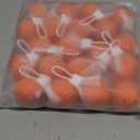 Jenaai 20 Pcs Indestructible Dog Toy Balls for Aggressive Chewers Chew Resistant Solid Rubber Bouncy Ball for Teeth Cleaning, 2in/5cm Diameter(Orange) (1.97 Inches)
