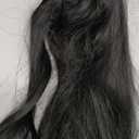 SAFIGLE Drawstring Ponytail Extension Long Hairpiece Reusable Heat Resistant Hair Extensions Easy Clip Design (Black)