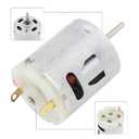 ChgImposs 4PCS Micro RS365 DC Motor 12-25V Motor with Piezoresistor and Carbon Brush for Office Equipment Household Appliances Massager Hair Dryer Micromotor