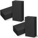 Colingmill 4 Pcs HDPE Plastic Block 2" x 3" x 6", Polyethylene Solid Plastic Block for Machining, Black Home Floor Improvement, Prototyping, DIY Projects, Engineering