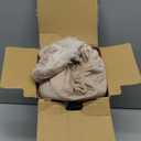 Ultra Soft Cozy Faux Fur Throw Blanket, Fuzzy Plush Thick Bubble Blanket, Oversize Luxury Fluffy Blanket for Couch, Bed, and Living Room, 60x80 Inches, Black (Twin)