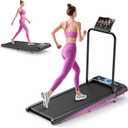 Walking Treadmill with Removable Handle,2.5HP Portable Treadmills for Home and Office, 270Lbs Capacity Under Desk Treadmill with APP &Remote Control, LED Display (moon)