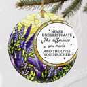 Christmas Ornaments, Going Away, Goodbye, Farewell Gifts for Coworkers - Retirement, Coworker Leaving Gifts for Women, Men - Leaving Job, Moving Away Presents for Friends, Boss, Work Bestie - Design H