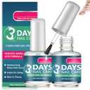 3 Days Nail Care - Keratin Amino Acid Nail Care, for Dry Weak Fragile Nails, Strengthening & Hydrating (16ml, 2pcs)