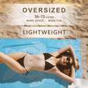 2 Packs Turkish Beach Towels Vacation Essentials Quick Dry Sand Free Soft Absorbent Adult Oversized Bath Pool Swim Long Lightweight Thin Fast Drying Over The Chair Towel Sand Sunshine and Turtle (72 x 36 inch)