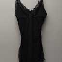Avidlove Women's Lingerie Sexy Nightwear Spaghetti Strap Nightgown Babydoll Chemise (Medium, Black)