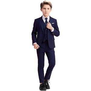 Boys Suits 5 Piece Slim Fit Suit for Kids Formal Ring Bearer Suits , size 8Y