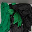 Witch Costume for Women Halloween Cosplay with Hooded Cape Witch Hat Gloves Socks Cosplay Props Party Outfits (Medium)