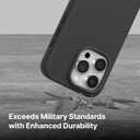 RhinoShield Case Compatible with Magsafe for iPhone 15 | SolidX - Reinforced Shock-Absorbing Slim Design Protective Cover with 3.5M / 11ft Drop Protection - Ocean Blue