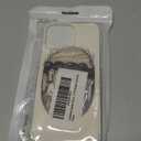 Cozmaison Spooky Ghost Case Compatible with iPhone 16 Pro Max, Vintage Tomb Yard Halloween Ghost Case for iPhone 16 Pro Max, Trendy Soft TPU Bumper Case Cover