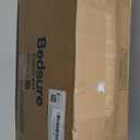 Bedsure Memory Foam Dog Bed for Small Dogs - Orthopedic Pet Beds for Crate with Removable Washable Cover and Nonskid Bottom - Plush Flannel Fleece Top Pet Mat, Grey (24"L x 16"W x 3"Th)