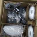 Panasonic Cordless Phone, Easy to Use with Large Display and Big Buttons, Flashing Favorites Key, Built in Flashlight, Call Block, Volume Boost, Talking Caller ID, 2 Cordless Handsets - KX-TGU432W (White)