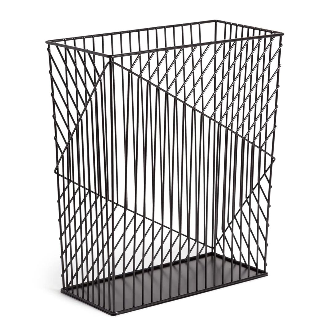 U Brands Vena Trash Can - Black