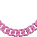 Removable Handbag Chain Straps Acrylic Purse Chain Fishbone Shape Resin Bag Handle Replacement for Shoulder Bag Crossbody Bag, with Double Buckles (Dark Pink, 45cm/17.72")