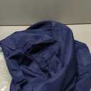 Smiry Rectangle Picnic Table Cloth, Waterproof Elastic Fitted Tablecloths for 5 Foot Tables, Washable Polyester Table Cover for Camping, Indoor and Outdoor (Navy, 36"x60")