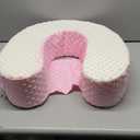 ODOXIA Baby Sit Up Pillow | Baby Pillow for Sitting Up | Comfortable Infant Seat for Early Sitting & Playtime | Soft & Stable Seat with Ring (Pink)