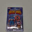 Marvel Legends Series Captain America, Avengers Retro Comics Secret Wars Collectible 6 Inch Action Figure with Shield