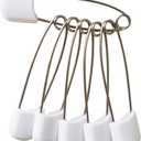 Otylzto 70PCS Plastic Safety Pin 2inch Stainless Steel Pins No Rust, Safety Locking Baby Cloth Diaper Nappy Pins 2.2Inch