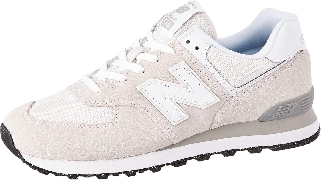 New Balance Men's 574 Core Sneaker (6, Nimbus Cloud/White)