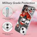 Compatible with iPhone 14 Case, Stylish Full-Body Protection Soft TPU Shockproof Phone Clear Case(Kansas-City-Pacheco)