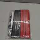 ZERODECO Party Decoration, 21 Pcs Black and Red Hanging Paper Fans Pom Poms Flowers, Garlands String Polka Dot and Triangle Bunting Flags for Minnie Mouse Birthday Parties Baby Showers Wedding