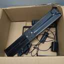 hygger LED Saltwater Aquarium Light, 24/7 Mode Nano Tank Reef Light for Coral, Refugium Light with White, Blue, U-V LEDs Dimmer Timer Moonlight Mounting Bracket 2 Metal Legs 21'' Long 35W