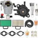 699807 Carburetor 699815 699814 74591 74592 74704 407577 697722 Tractor Carb 4025A7-0224 4035A7-0409 20HP Engine with Air Fuel Filter and Fuel Pump