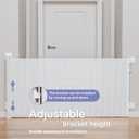 Retractable Baby Gates No Drilling, PRObebi Retractable Dog Gate for the House Extends to 54" Wide 33" Tall, Gates for Baby Indoor, Stair Gate for Outdoor, Staris, Hallways, Doorways, Deck, Porch