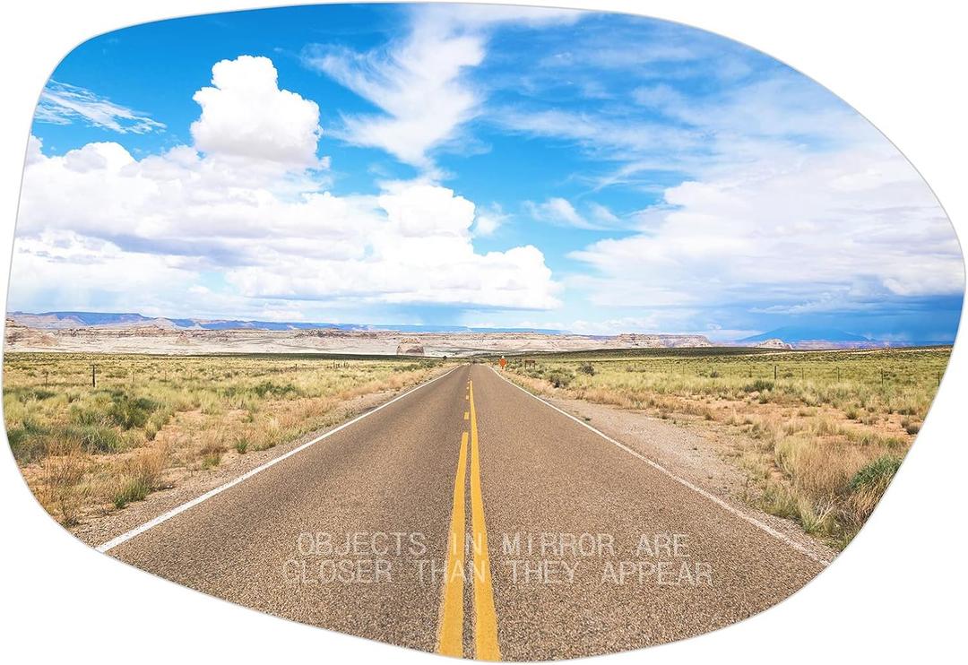 Passenger Right Side Heated Mirror Glass Fits for Honda Odyssey 2014 2015 2016 2017 Replacement for 76203-TK8-A51 76203-TK8-A41