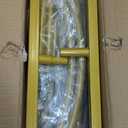 Metal Arch Backdrop Stand Set of 3(6 ft, 5 ft, 4 ft) Party Arch Stands for Valentines Day, Wedding, Birthday, Baby Shower, Bridal Shower,Balloon Arched Frame for Garden Decor, Gold Floral Arches