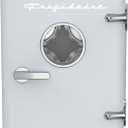 Frigidaire EFMIS171 Retro Mini Portable Personal Fridge - Ideal for Home, Office or Dorm - Includes Carrying Handle, AC/DC Wall/Car Charger (White)