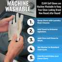 CaddyDaddy Claw PRO and Claw MAX Golf Gloves for Men | 100% Synthetic | Flex-Mesh Design for Cool Ventilation | Lasts Way Longer Than Leather | Silicone-Web Coating for Maximum Grip | Machine Washable (Large)