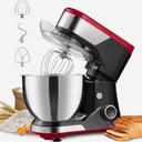 P'RICH Stand Mixer, 8-Speed 600W Tilt-Head 3-In-1 Kitchen Mixer
