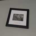 KINLINK Baby Sonogram Picture Frame, Love at First Sight Ultrasound Picture Frame, Pregnancy Gifts for Expecting Mom&Dad, Gender Reveal Party, Baby Keepsake Announcement Black (6x6)