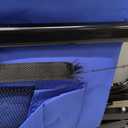 Amazon Basics Collapsible Folding Heavy Duty Utility Wagon for Outdoor Sports, 265 pounds Weight Capacity, Camping, Garden, and Shopping, 27.6 x 40.9 x 20 inches, Blue