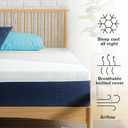 ZINUS 10 Inch Full Cooling Comfort Hybrid Mattress [New Version], Fiberglass Free, Medium Firm Feel, Motion Isolation, Certified Safe Foams & Fabric (White)