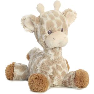 Aurora Snuggly Loppy Giraffe Baby Stuffed Animal - Comforting Companion - Imaginative Play - Brown 8 Inches, 11-inches