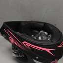 SPARK Youth Motocross Helmet Kids Dirt Bike Helmets DOT Certified - Full Face, Lightweight & Breathable for Off-Road E-Bike UTV MX ATV (with Gloves Goggles Mask) 4Pcs Set (Black Pink, Medium)