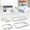 Maggiehoop Embroidery Hoops for Brother PE900 PE800 SE2000 SE1900 PE770 780D PE700 PC6500 Brother Innovis 1250 700 Babylock Embroidery Machine (4in1-A Set)