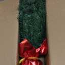 Pre-lit 2ft Small Christmas Tree, Leeheeyee Artificial mini Christmas Tree with 50 LED Lights, Battery Operated Tabletop Xmas Tree with Burlap Base for Table Desk Home Christmas Decor (Green)