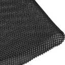 Uxcell Black Speaker Mesh Grill Stereo Fabric Dustproof 0.5x1.45M 20 x 57 inch