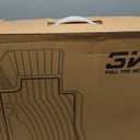 Auxko All Weather Floor Mats Cargo Mat with Backrest Mat for 2023-2025 Honda Pilot TPE Liners Accessories Guard Odorless Anti-Slip Floor Liners & Trunk Liner with Back Seat Protectors for Honda Pilot